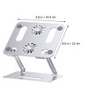 OSALADI Laptop Cooling Pad Dual Fans Adjustable Height Design Lightweight