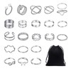 TYGFRT 22 Adjustable Rings, 1 Storage Bag, Ladies Thumb Ring,