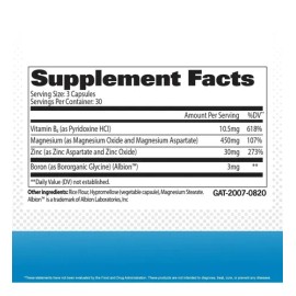 Vitaminas Gat Zmag-t 90 Caps Zinc/magnesio/vit B6