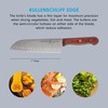 Messermeister Custom 7” Kullens Santoku Knife, Terra Red - X50
