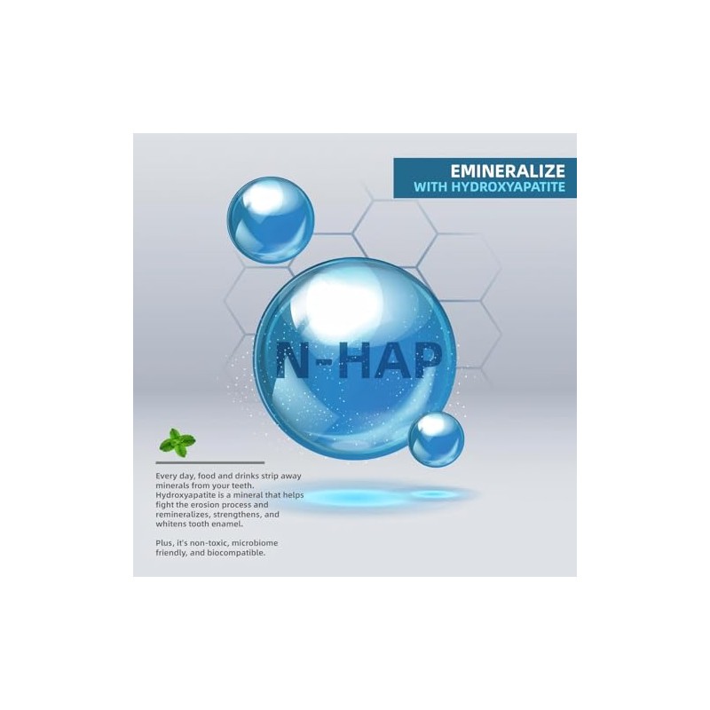 7.5% Hydroxyapatite Toothpaste, 7.5% Hydroxyapatite Toothpaste for Advanced Enamel Protection,