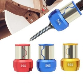 Magnetic Ring Bit Holder for Screwdrivers & Drills (Magnetizer) Magnetic Ring Blue KGD13940 100ea