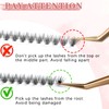 Glowingwin Cluster Lashes 228 PCS Individual Lashes Natural Look False
