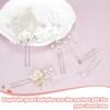 33Pcs Bridal Wedding Hair Pins, Rhinestone Flower Hair Pins U