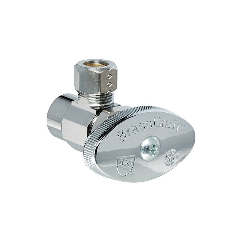 BRASSCRAFT ANGLE VALVE 1/2" SWEAT X 3/8 COMP R19X C