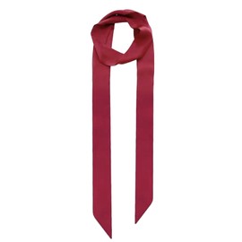 Amusingtao Dress Satin Sash Belt Elegance Skinny Scarf Ladies Belts for Dresses Multifunctional Thin Silk Scarves Belts Women Girls for Dress Gown Casual (Red)