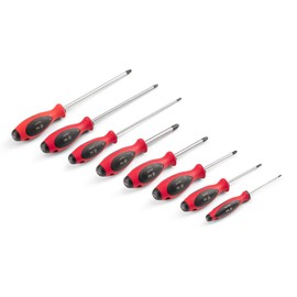 TEKTON Phillips Screwdriver Set - 4, 8 Inch Shanks, 8-Piece (#0 - #4) | DWP90000