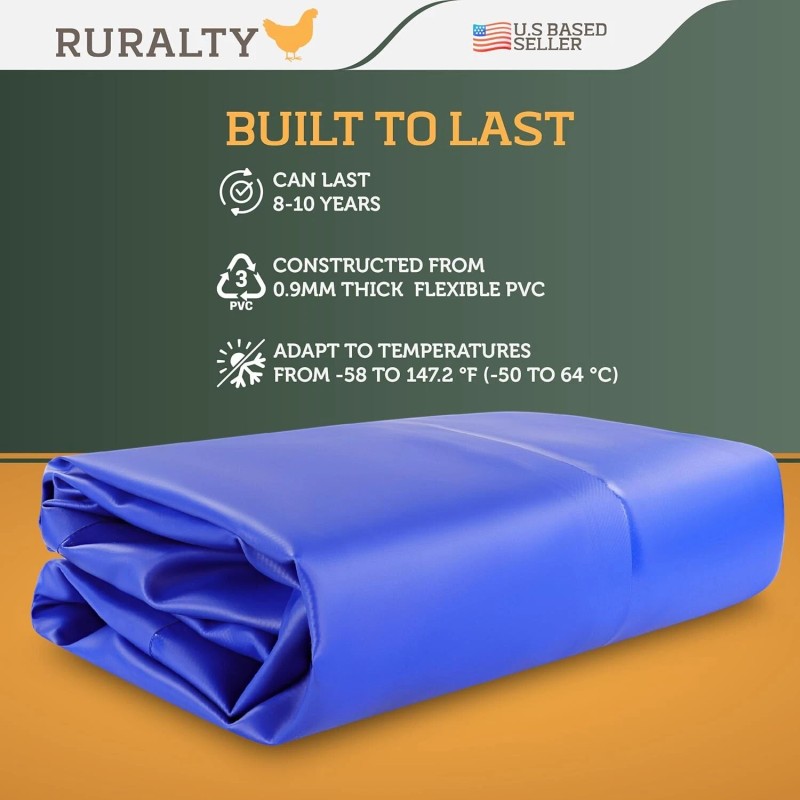 Ruralty 142 Gallon Collapsible Bladder Tank Water Storage Heavy Duty