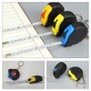 5 Pcs Retractable Tape Measure Ruler with Slide Lock Measuring
