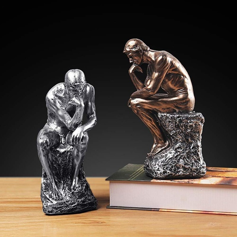 Aendu Creative Thinker Statues Individual Figurine for Living Room Decor