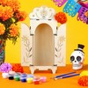 OPELETNNT Dia De Los Muertos Altar Shadow Box - Wooden