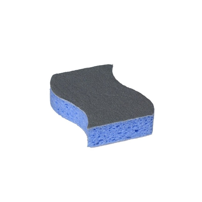 Spontex Polish Edelstahl-Putz - Scheuerschwamm ideal für Edelstahltöpfe