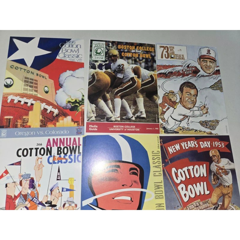 Pick Your Own Cotton Bowl Post Card from 50 years.