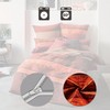 Erwin Müller Mako Satin Bed Linen Red Size 135 x