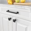 Amerdeco 10 Pack Matte Black Cabinet Pulls 5 Inch(128MM) Hole
