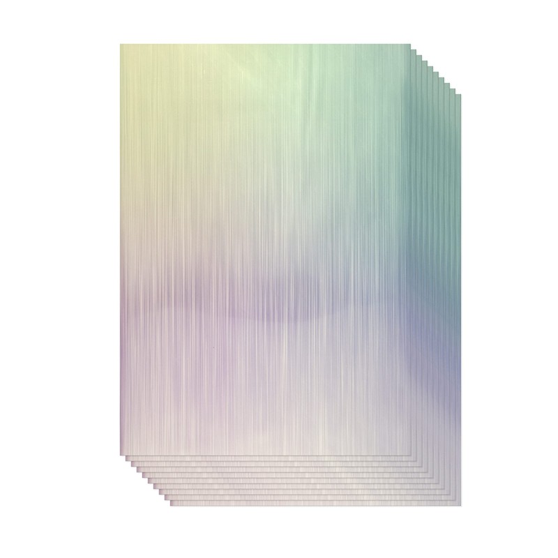 Evergreen Goods A4 Holographic Silver Printable Vinyl - Waterproof Glossy