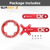 SURIEEN 170mm Square Crankset for Mountain Bike with 104 BCD