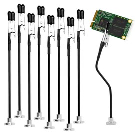 Third Hand Soldering Aid with Magnetic Base and 8 Flexible Gooseneck Arms 28.5cm Tool with Magnetic Arms with Alligator Clips for Precision Work, Soldering, Model Making and Repairs