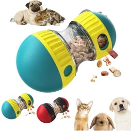 ZYJXLY Juguetes Interactivos para Perros,Juguetes educativos duraderos para Perros, Juguete dispensador de alimentación para Perros pequeños y mediano