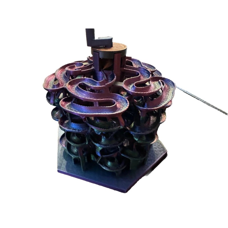 Unbranded 3D Printed Marble Run Machine