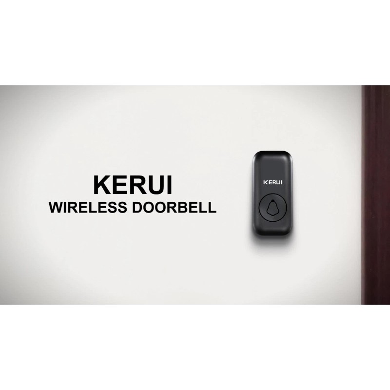 KERUI New Wireless Doorbell Chime Waterproof Plugin Receiver Adjustable Volume
