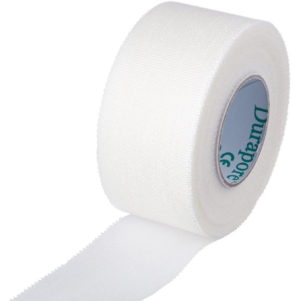 Durapore Medical Tape, Silk Tape - 1 in. x 10 Yards - Each Roll - Pack of 2