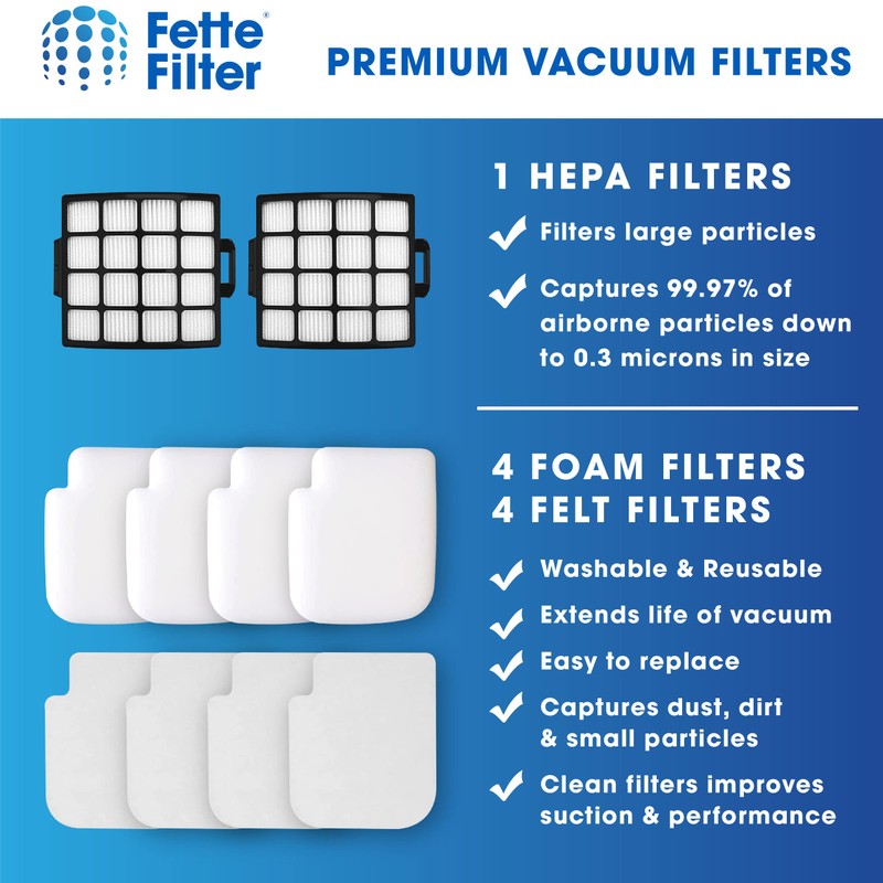 Fette Filter - AZ3002 for Shark Stratos AZ3002 AZ3000 AZ3000W