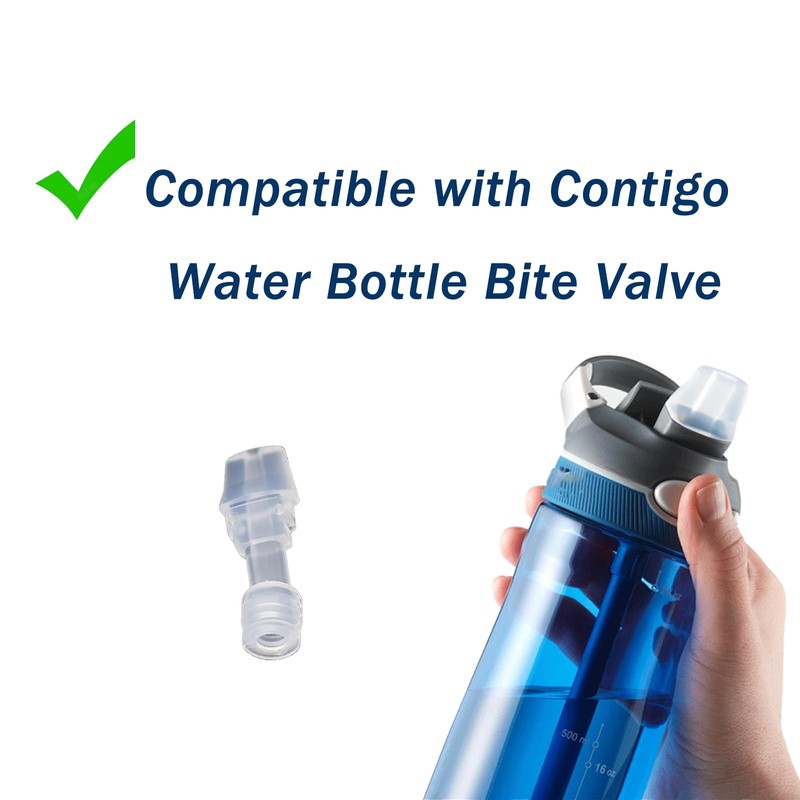 Peixiong 4 Pack Water Bottle Bite Valve Replacement for Contigo