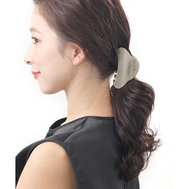 VingTAINE Hair Claw H7828-GY- Hair Clip, Dull Color, Nuance Color, Chic Hairline Processing, Simple, Hair Accessory, Cute, Gift, Present
