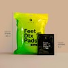 Parches para Pies con Jengibre, Vinagre y Carbón de Bambú.