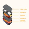 Stackable Bento Box with Utensils Microwave Safe, All-in-One Meal Prep