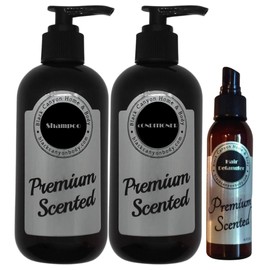 Black Canyon Spiced Vanilla Scented Argan Oil Shampoo Conditioner and Hair Detangler Set, 16 Oz