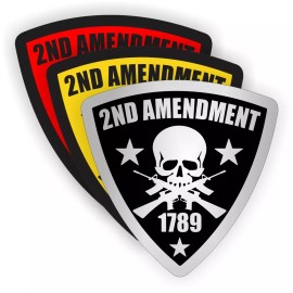 Unbranded (3) 2nd Amendment Hard Hat Stickers / Motorcycle Welder Helmet Decals / Labels