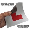 Car L Plates for Learner Drivers with Strong Fully Magnetic