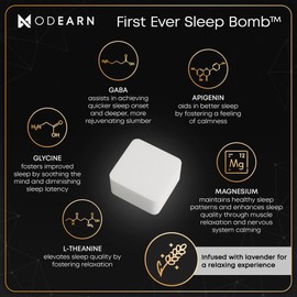 Bath Bombs for Men (Set of 5) - Lavender Bath Bombs for Sleep w/ 5X Relaxation Supplements (Apigenin, Glycine, GABA, L-Theanine & Magnesium Epsom Salt), Organic Bath Bombs Men, All Natural Bath Bomb