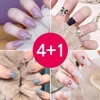 4+1 Nail Tip Paddy Tip Self Gel Nail Nail Sticker Pedicure Nail Art Self Nail B-06 Catherine / 4+1 네일팁 패디팁 셀프젤네일 네일스티커 패디큐어 네일아트 셀프네일 B-06 캐서린