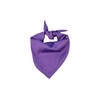EechicSpace 1 Pack Purple Dog Bandana Blank Chiffon Dog Scarf