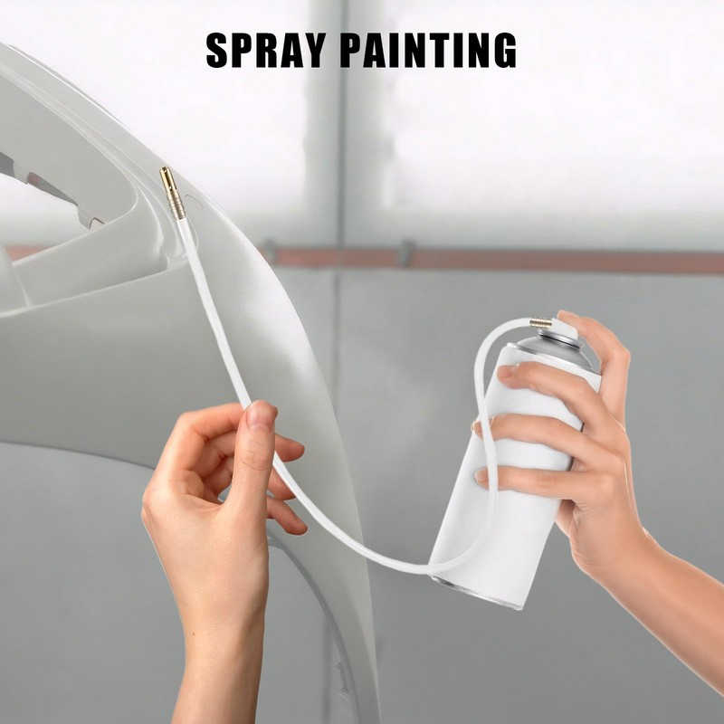 Gaahkai 5PCS 19.69" Spray Can Nozzle Extension, 360 Degrees Aerosol