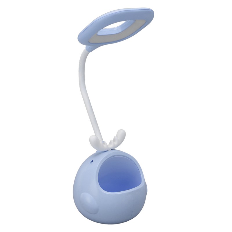 LED Desk Lamp Eye Protection Gentle Uniform Lighting Flexible Hose
