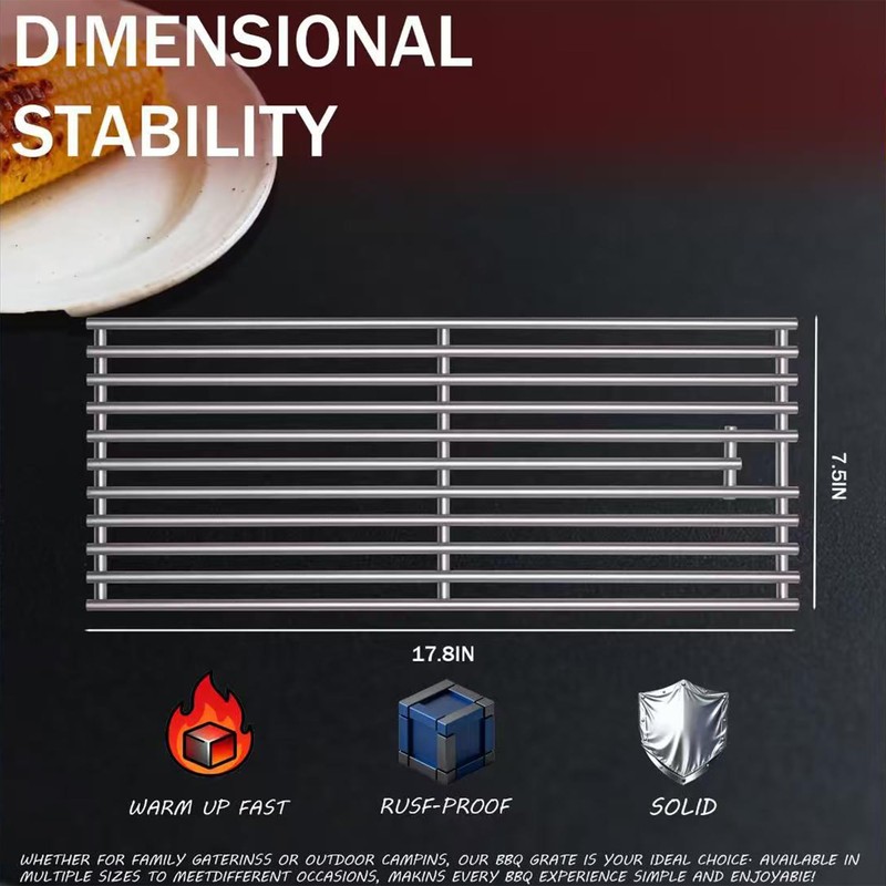 4 Pack 18 x 7-3/8 Heavy Duty Cast 304 Shot
