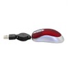 DIWOSHE 3 Button Retractable Retractable Super Mini Mouse with Cable