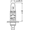 Osram Cool Blue Boost H1 Halogen Headlight Bulbs, Hanging Box,