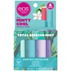 eos Super Soft Shea Lip Balm Sticks - Minty Cool Variety Pack | Long-Lasting Hydration | Lip Moisturizer | 4 Lip