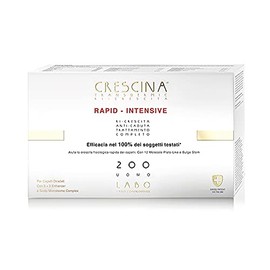 LABO Crescina Transdermic RAPID-INTENSIVE Double Anti-Hair Loss and Regrowth Treatment 200 Man 10+10 Ampoules