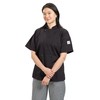 Mercer Culinary M60023BKL Millennia Women's Short Sleeve Cook Jacket with