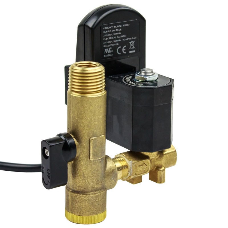 Digital Timer Tank Drain Electronic Valve Air Compressor Condensate 1/4"