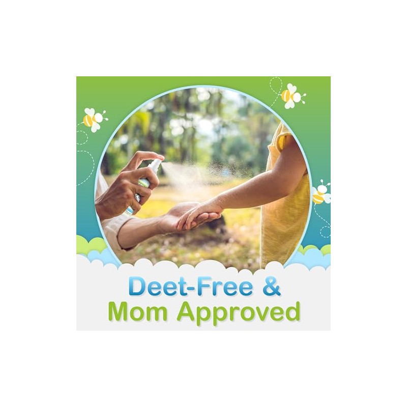 Ms. Pixie's Mosquito Repellent for Kids, DEET-Free Gentle Bug Spray