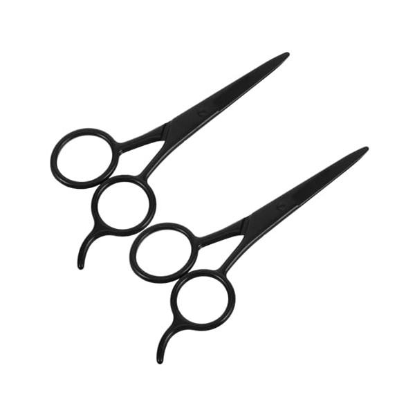 2Pcs Stainless Steel Facial Hair Scissors Precise Beard and Eyebrow