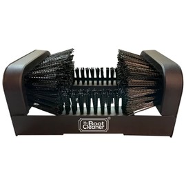 Heavy Duty Boot Brush Cleaner Outdoor Floor Mount or Portable Boot Scraper/Scrubber with Hardware
