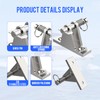 OYMLANX Bimini Top Deck Hinge Kit - 316 Stainless Steel